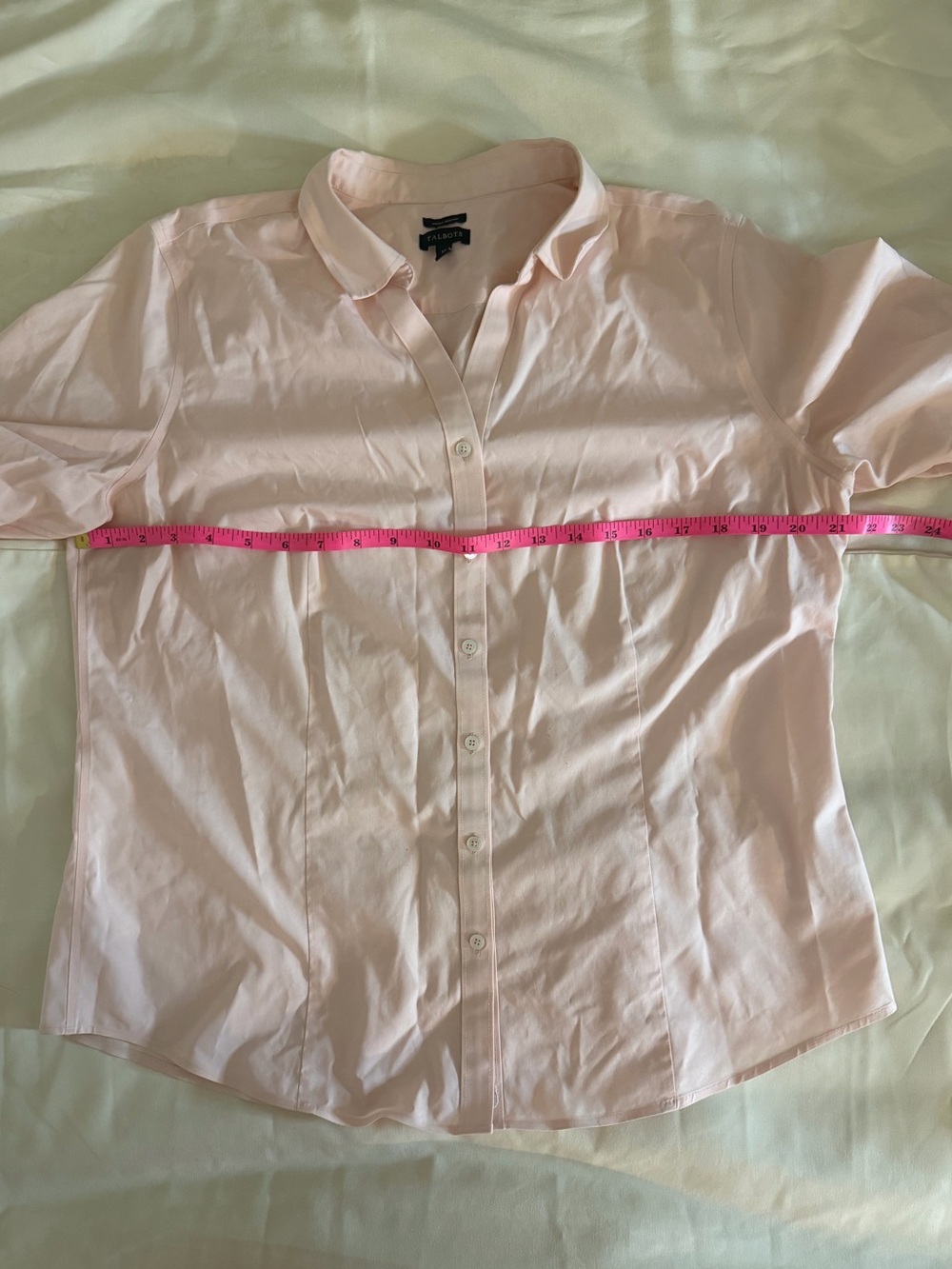Talbots Light Pink Button-Up Shirt